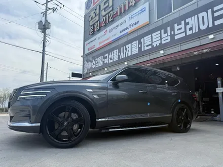 [전주 휠복원 첨단타이어] 현대 제네시스 GV80 순정 22인치 도장휠⇨블랙유광으로 휠복원 김제익산군산휠복원,대전천안휠복원,광주휠복원,여수목포휠복원,서천대천휠복원,경남경북휠복원 / 전주