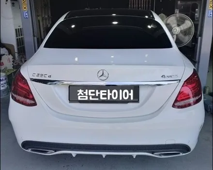 [첨단타이어] 벤츠 C250d  순정 18인치 다이아몬드컷팅 - / 전주