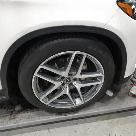 [첨단타이어] 벤츠 GLE350d 21인치 다이아몬드컷팅 휠복원 - / 전주