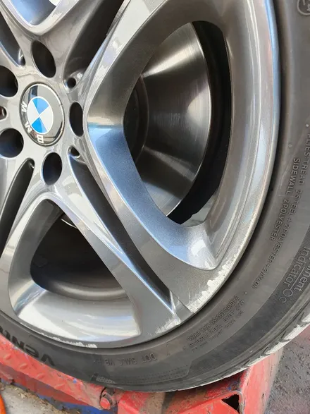 [첨단타이어] BMW 6시리즈 640d 순정휠19인치 고스트크롬휠복원+타이이교체 / 전주