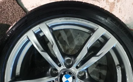 [첨단타이어] BMW320d 순정18인치 고스트크롬 휠복원 / 전주