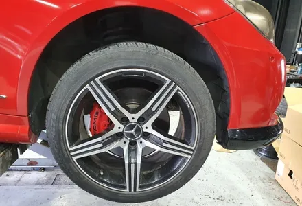 [첨단타이어]벤츠 E350 AMG 컨버터블 18인치->19인치 인치업!(신품휠+중고타이어전주휠복원,정읍휠복원 익산휠복원, 김제휠복원, 군산휠복원,남원휠,광주대전목포충남충북휠복원 / 전주
