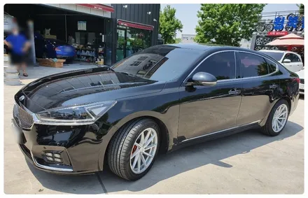 [첨단타이어] 올뉴K7 18인치 순정휠-> 아비드복원휠+새타이어245/45R18 TA31+캘리퍼도색(레드) 작업후기! / 전주