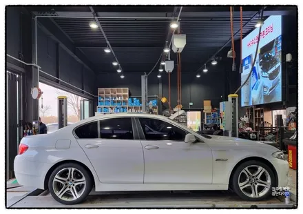 [전주 휠복원 첨단타이어] BMW520d 순정17인치->19인치 인치업!(BMW 6시리즈 순정19인치 복원휠+ / 전주