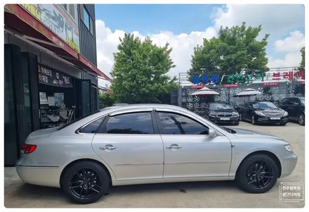 [전주 휠복원 첨단타이어] 그랜져TG  사제18인치 베네르디->GTR 레이싱 R TYPE-R7 무광블랙18인치 신품휠 튜닝-정읍익산김제군휠복원,대전휠광주휠,충북충남휠,전주자동차튜닝 / 전주