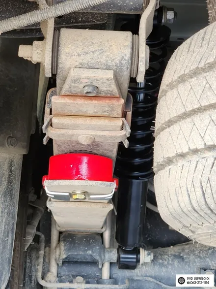 [전주김제 휠복원 첨단타이어] 포터2 애쇼쇼바,우레탄스프링,스테빌라이저 장착 하체보강 튜닝 차체처짐 개선+판스프링보강+하체보강-군산김제익산휠복원, 대전광주휠복원 / 전주