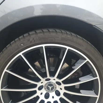 [첨단타이어]벤츠CLS400d 순정20인치 다이아몬드컷팅 휠복원 - / 전주