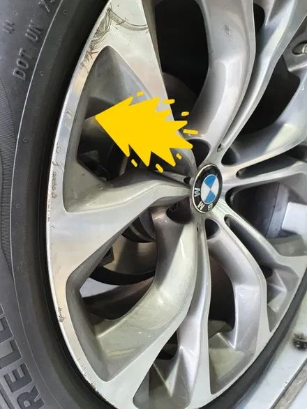 [첨단타이어] BMW X6 순정20인치 휠복원 / 전주
