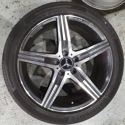 [첨단타이어]벤츠 E350 AMG 컨버터블 18인치->19인치 인치업!(신품휠+중고타이어전주휠복원,정읍휠복원 익산휠복원, 김제휠복원, 군산휠복원,남원휠,광주대전목포충남충북휠복원 / 전주