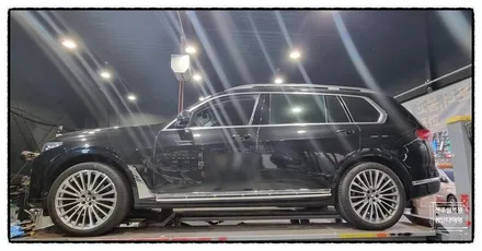 [전주 휠복원 첨단타이어] BMW X7 순정22인치 휠복원+다이아몬드컷팅/휠수리/휠스크래치- / 전주