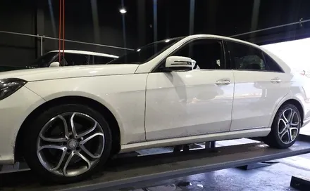 [첨단타이어] 벤츠 E250CDI 순정18인치 ->벤츠E클래스 컷팅휠 교체 작업후기! / 전주