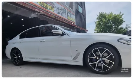 [전주 휠복원 첨단타이어]BMW530i 순정19인치 휠굴절-> 순정복원휠 교체튜닝!-정읍익산김제군휠복원,대전휠광주휠,충북충남휠,전주자동차튜닝,중고휠타이어남원휠,사제휠,군산휠복원도색 / 전주