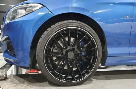 [첨단타이어] BMW 3시리즈 레이즈휠(RAYS) 정품 19인치 휠용접+휠복원 작업후기 / 전주