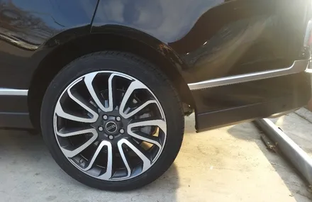 [첨단타이어] 레인지로버 21인치->오토바이오그라피 275/40R22 컨티 CRC LX SPORT CSI 타이어 조합 / 전주