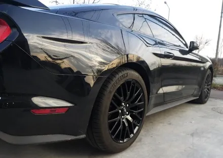 [첨단타이어] 머스탱 GT 5.0 Coupe 19인치 블랙유광 휠복원 / 전주