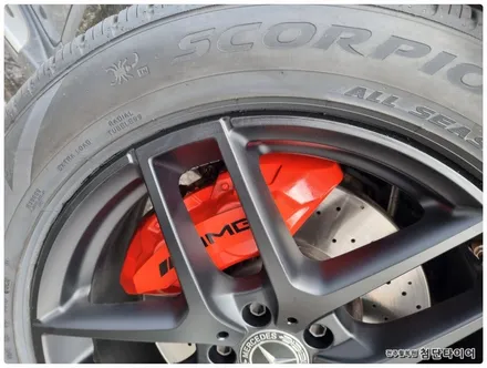 [전주휠복원 첨단타이어]벤츠GLC350e 순정19인치 컷팅휠->블랙무광휠복원+피넬리타이어 SCORPION ZERO All Season+캘리퍼전용우레탄도색!)[군산김제익산휠복원 / 전주
