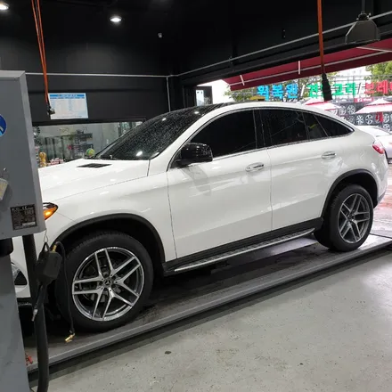 [첨단타이어] 벤츠 GLE350d 21인치 다이아몬드컷팅 휠복원 - / 전주