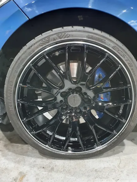 [첨단타이어] BMW 3시리즈 레이즈휠(RAYS) 정품 19인치 휠용접+휠복원 작업후기 / 전주