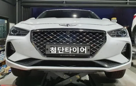 [첨단타이어] 제네시스 G70 순정18인치 건메탈 휠복원 / 전주