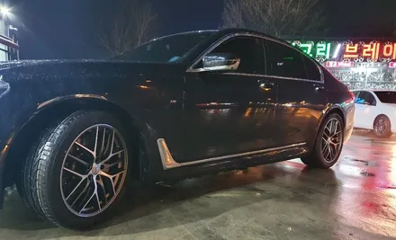 [첨단타이어]  BMW 730d 순정19인치->20인치 BBS 정품휠+ 피넬리 P-ZERO 255/40R20 타이어교체 인치업 작업후기!! / 전주