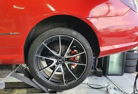 [첨단타이어]벤츠 E350 AMG 컨버터블 18인치->19인치 인치업!(신품휠+중고타이어전주휠복원,정읍휠복원 익산휠복원, 김제휠복원, 군산휠복원,남원휠,광주대전목포충남충북휠복원 / 전주
