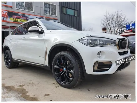 [전주휠복원 첨단타이어] BMWX6 순정20인치 -> 블랙유광휠복원(휠도색+캘리퍼전용 우레탄도색+ 피넬리 / 전주