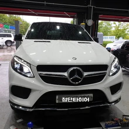 [첨단타이어] 벤츠 GLE350d 21인치 다이아몬드컷팅 휠복원 - / 전주