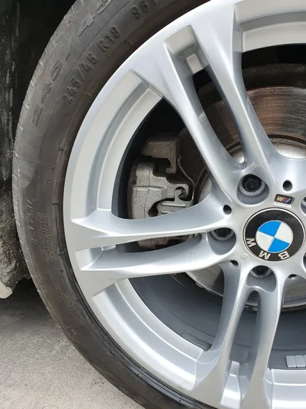 [첨단타이어] BMW528i 순정18인치 휠복원+타이어교체- / 전주