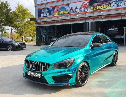 [전주휠복원 첨단타이어] 벤츠 CLA45 AMG 4MATIC  HHO수소 엔진카본크리닝/휠크랙+순정19인치 휠용접=휠복원 작업정읍익산김제군산휠복원,대전휠광주휠,충북충남휠,전주튜닝 / 전주