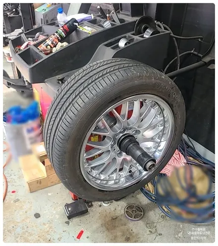 [전주 휠복원 첨단타이어]올드카 BMW 525i E34 16인치 BMW750Li 고스트크롬휠  -> 17인치 인치업 정품 BBS 림폴리쉬 휠복원 장착후기!군산휠복원,김제휠복원 / 전주