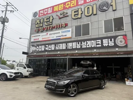 휠복원 첨단타이어]현대 제네시스 EQ900 순정 19인치 도장휠⇨G80 RG3 20인치 블랙크롬 순정복원휠+피렐리타이어 인치업작업 전북전남휠복원,충북충남휠복원,경북경남휠복원 / 전주