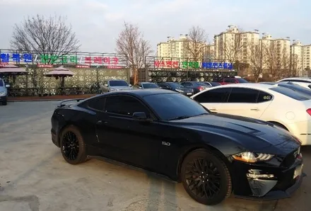 [첨단타이어] 머스탱 GT 5.0 Coupe 19인치 블랙유광 휠복원 / 전주