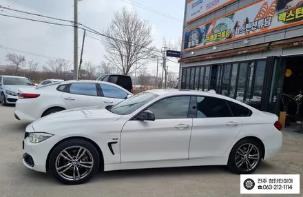 [전주김제 휠복원 첨단타이어]BMW420d 순정18인치 컷팅휠->BMW 441M 순정18인치 블랙스퍼터링복원휠+ 2254518 라우텐타이어!광주대전휠복원 군산휠복원,충남충북휠복원 / 전주