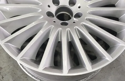 [첨단타이어] 벤츠S350d 순정19인치 휠복원+중고타이어교체 / 전주
