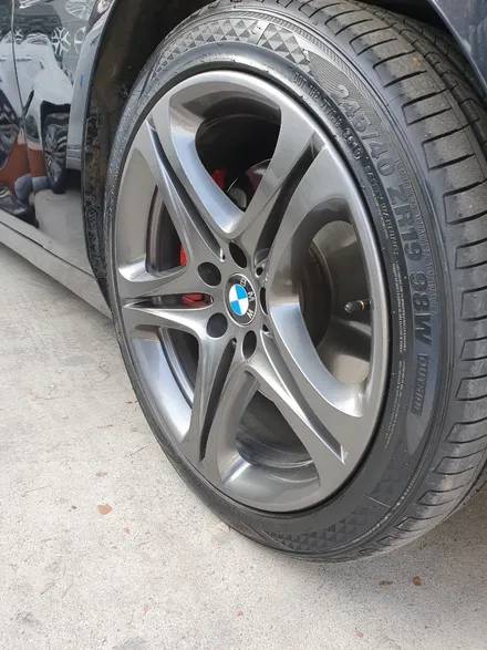 [첨단타이어] BMW 6시리즈 640d 순정휠19인치 고스트크롬휠복원+타이이교체 / 전주