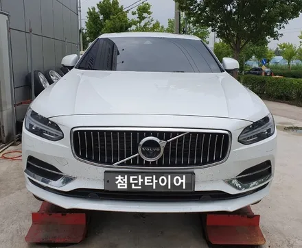 [첨단타이어] 볼보 S90 순정19인치 다이아몬드컷팅 휠복원 / 전주