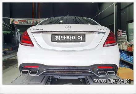 [첨단타이어]벤츠S63AMG 스타일 20인치->신품 마차휠ST 교체! -전주휠복원,정읍익산김제군산휠복원,대전휠광주휠,충북충남휠,전주튜닝,중고휠,중고휠타이어,휠수리,여수목포부여휠복원 / 전주