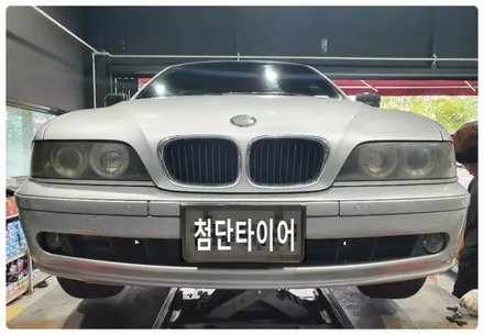 [첨단타이어] BMW525i 순정16인치-> 17인치 인치업!(BMW E39 5시리즈 휠 +225/45R17 TA31 조합)-전주휠복원,정읍익산김제군산휠복원,대전휠광주휠,충북충남휠 / 전주