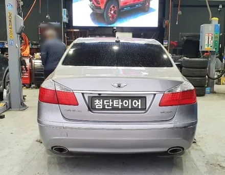 [전주휠복원 첨단타이어]제네시스BH 순정17인치->18인치 인치업(G80 컷팅휠+금호타이어 TA31 조합-여수목포휠,정읍익산김제휠복원, 군산휠복원,남원휠,광주대전휠,충북충남,중고휠 / 전주