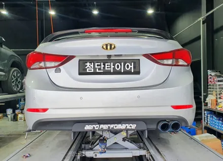 [전주휠복원 첨단타이어] 아반떼AD 17인치 사제휠 TE37-> G2 커스텀휠복원 교체!! / 전주