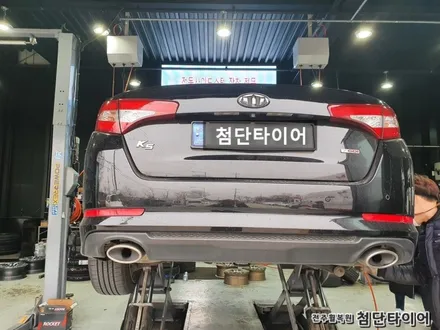 [전주휠복원 첨단타이어] 기아K5 알파인SSF브론즈무광휠 18인치->레온하트복원휠 교체작업![전주 휠복원] / 전주