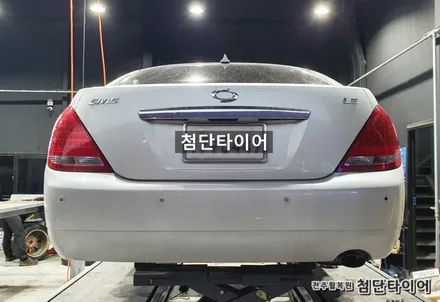 [전주휠복원 첨단타이어] SM5 순정17인치 -> SM5 순정 라구나복원휠 +215/55R17 마제스티9 TA91 교체작업후기 / 전주