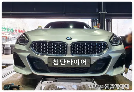 [전주휠복원 첨단타이어] BMW Z4 m40i 순정19인치 컷팅휠->블랙유광 휠복원 작업 / 전주