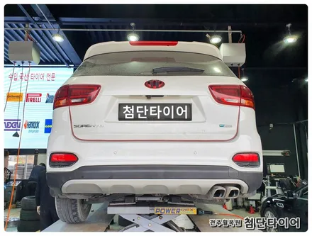[전주휠복원 첨단타이어] 더뉴쏘렌토 순정19인치 스퍼터링크롬 복원휠교체! / 전주