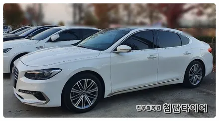 [전주휠복원 첨단타이어] 그랜져IG 18인치 순정 제네시스컷팅휠-> 사제휠교체( / 전주