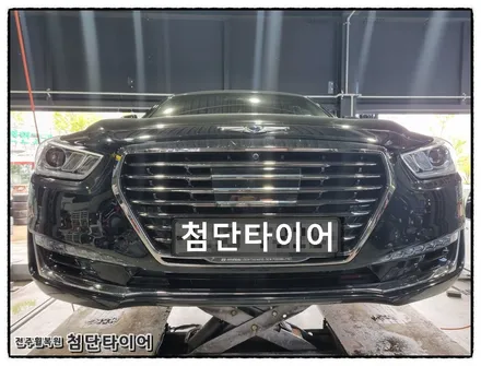 [전주휠복원 첨단타이어]EQ900 순정19인치 복원휠교체+금호타이어 245/45R19+275/40R19 솔루스TA31조합! / 전주