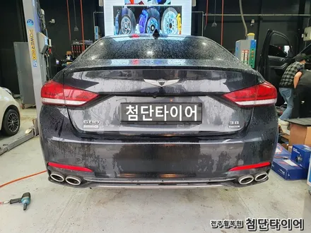 [전주휠복원 첨단타이어] 제네시스 G80 18인치 / 전주