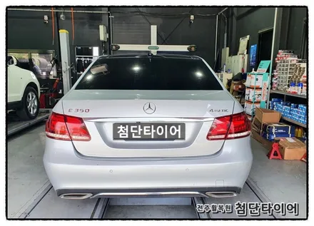 [전주휠복원 첨단타이어]벤츠E350 19인치 휠타이어->벤츠S500 AMG 순정19인치 복원휠 + / 전주