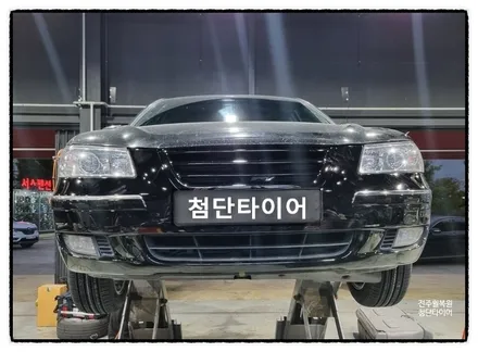 [전주휠복원 첨단타이어] NF소나타 17인치 그랜져HG휠-> 그랜져IG 순정17인치 복원휠+ 2155517 금호 솔루스 TA51 / 전주
