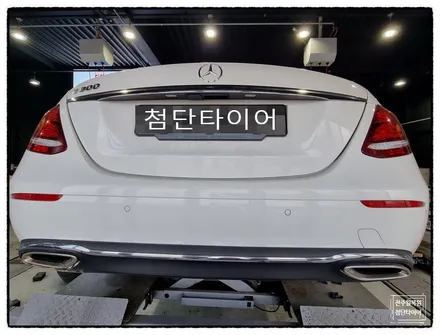 [전주휠복원 첨단타이어] 벤츠E300 순정18인치 휠복원/휠수리/다이아몬드컷팅- / 전주